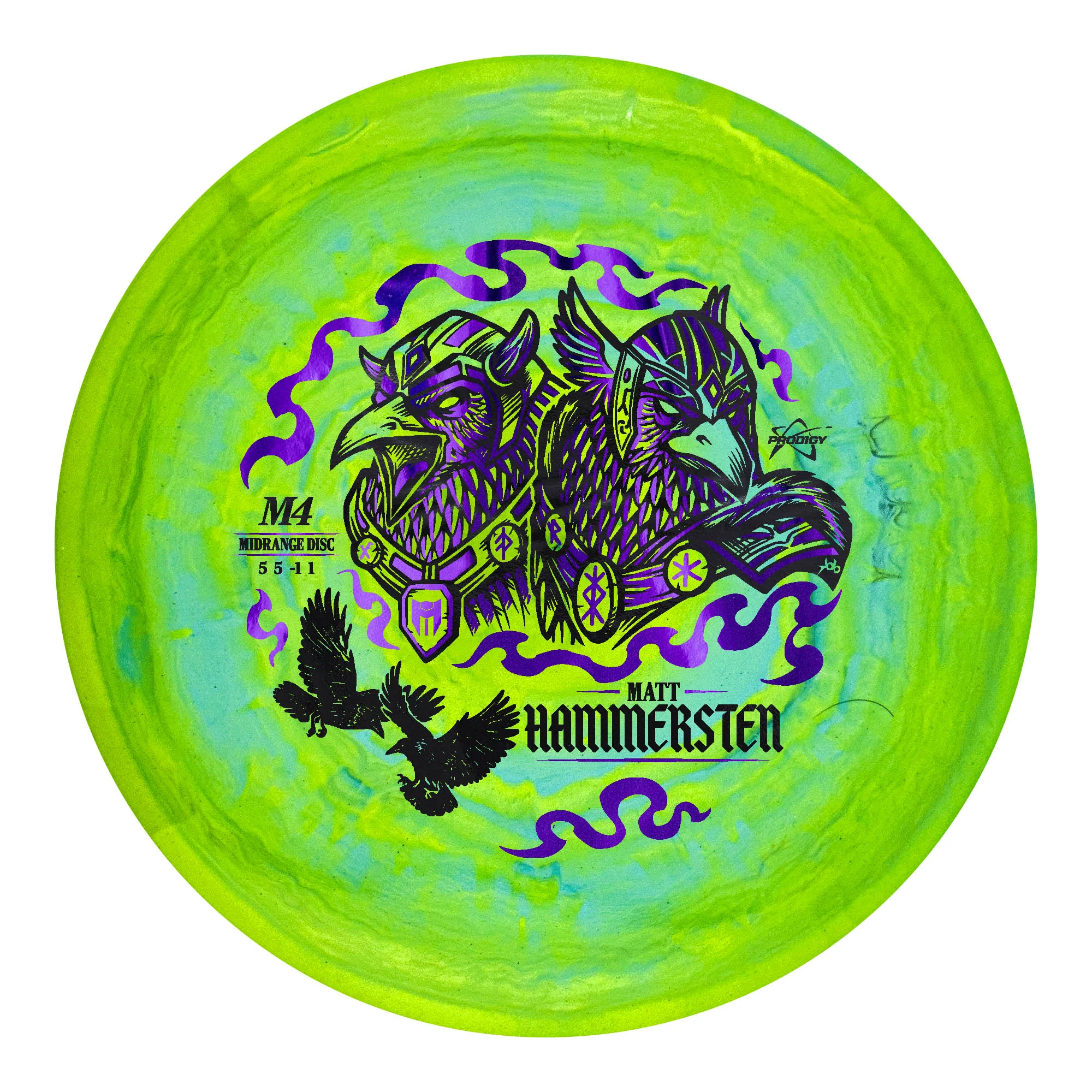 Prodigy M4 500 Spectrum Matt Hammersten 2026 Signature Series Mid-Range Golf Disc - Image 3