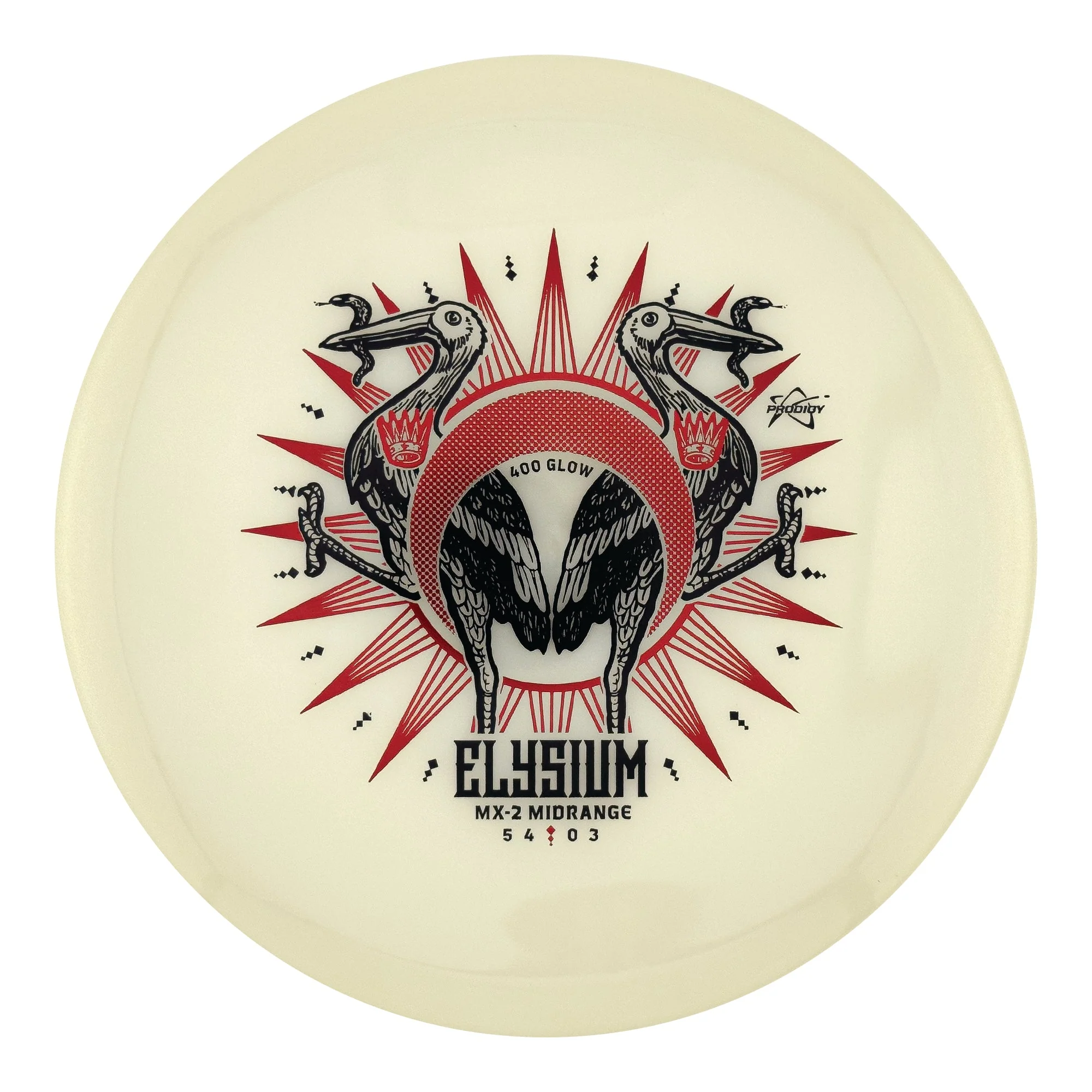 Prodigy MX2 Glow Plastic Elysium Midrange Golf Disc - Image 2