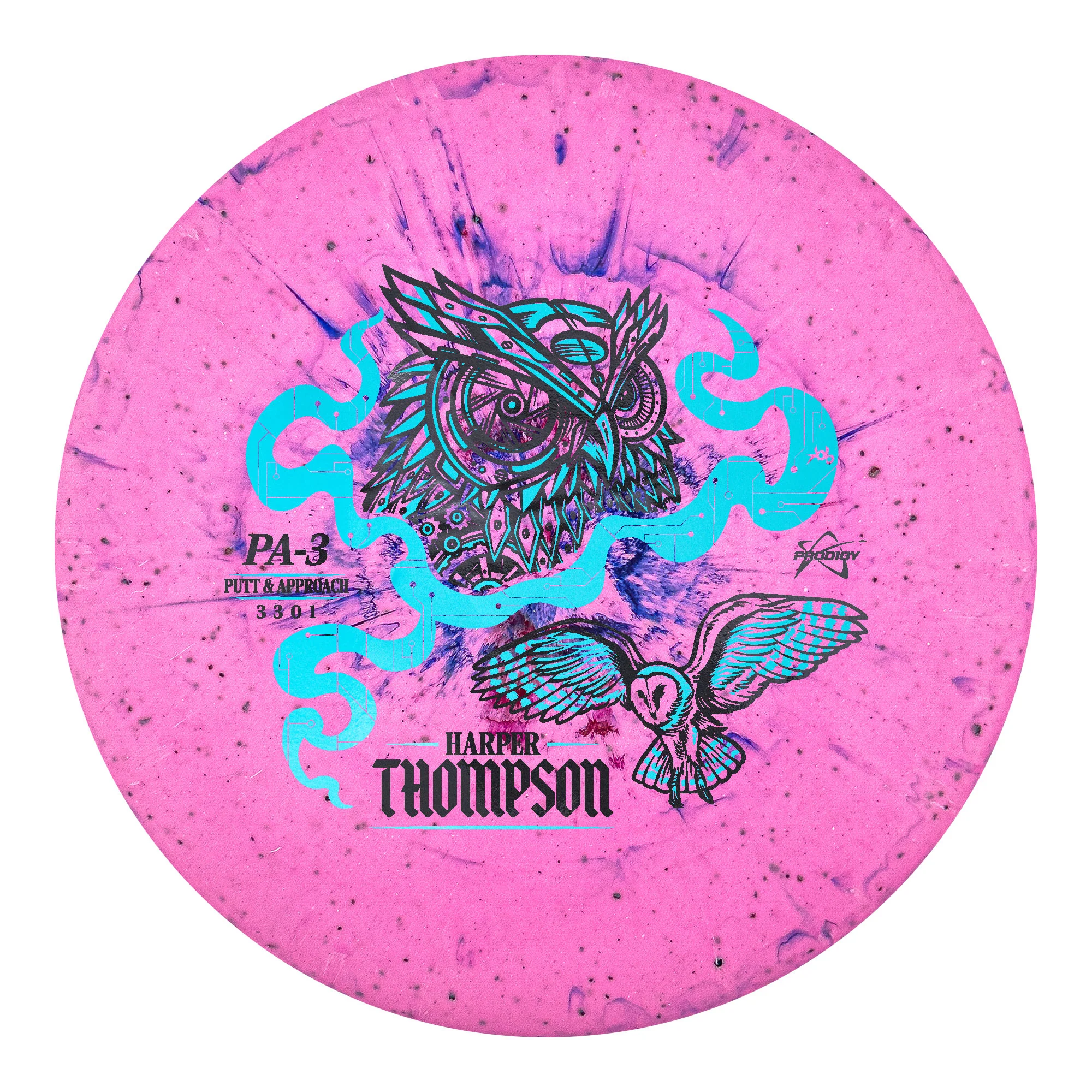 Prodigy PA-3 300 Fractal Harper Thompson 2026 Signature Series Putt and Approach Golf Disc 170-174 g - Image 3