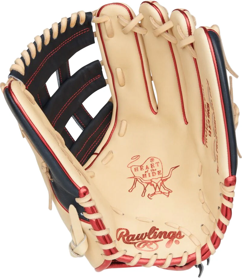 Rawlings 12.75" Heart of the Hide PRO1275SB-6CN Fastpitch Glove - Image 2