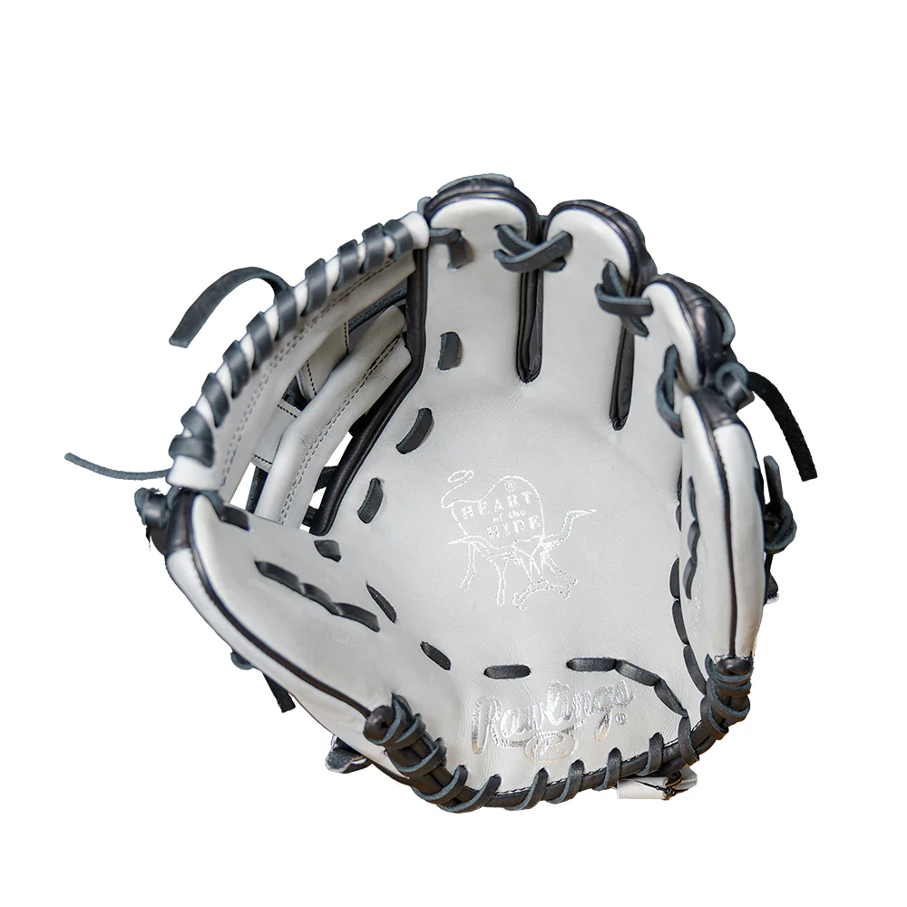 Rawlings Heart of the Hide PRO204 Grey/Black United Exclusive Custom Baseball Glove - Image 2