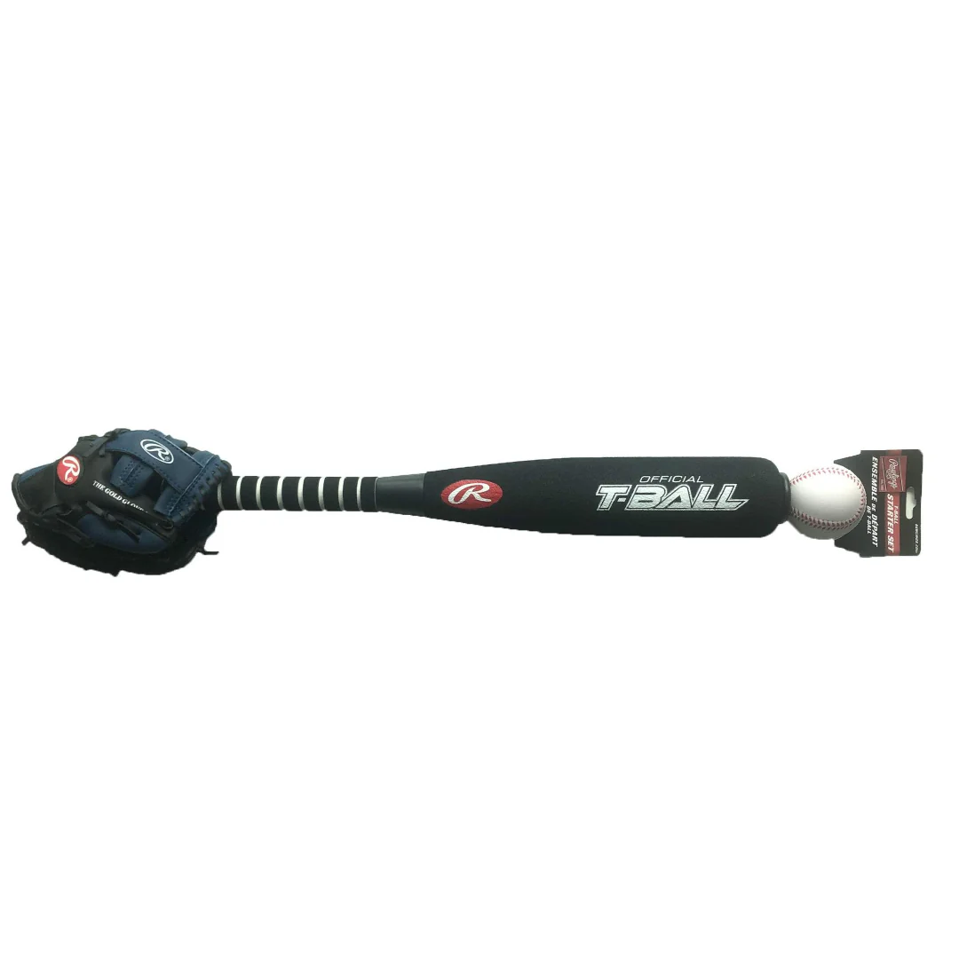 Rawlings Junior Foam Bat Ball & Glove Combo