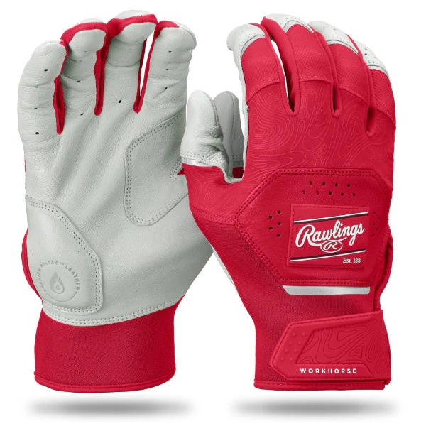 Rawlings Men's Workhorse Batting Gloves - Image 6
