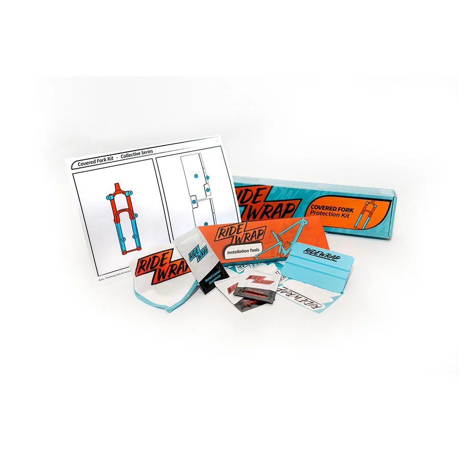 RideWrap Covered MTB Fork Protective Wrap - Image 2