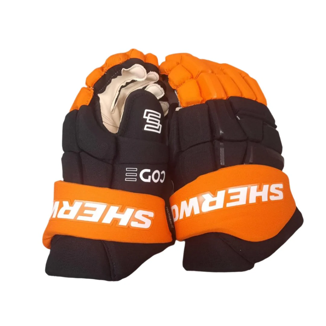 Sherwood Senior Code Encrypt 1 Pro Spec Hockey Player Gloves - Image 14