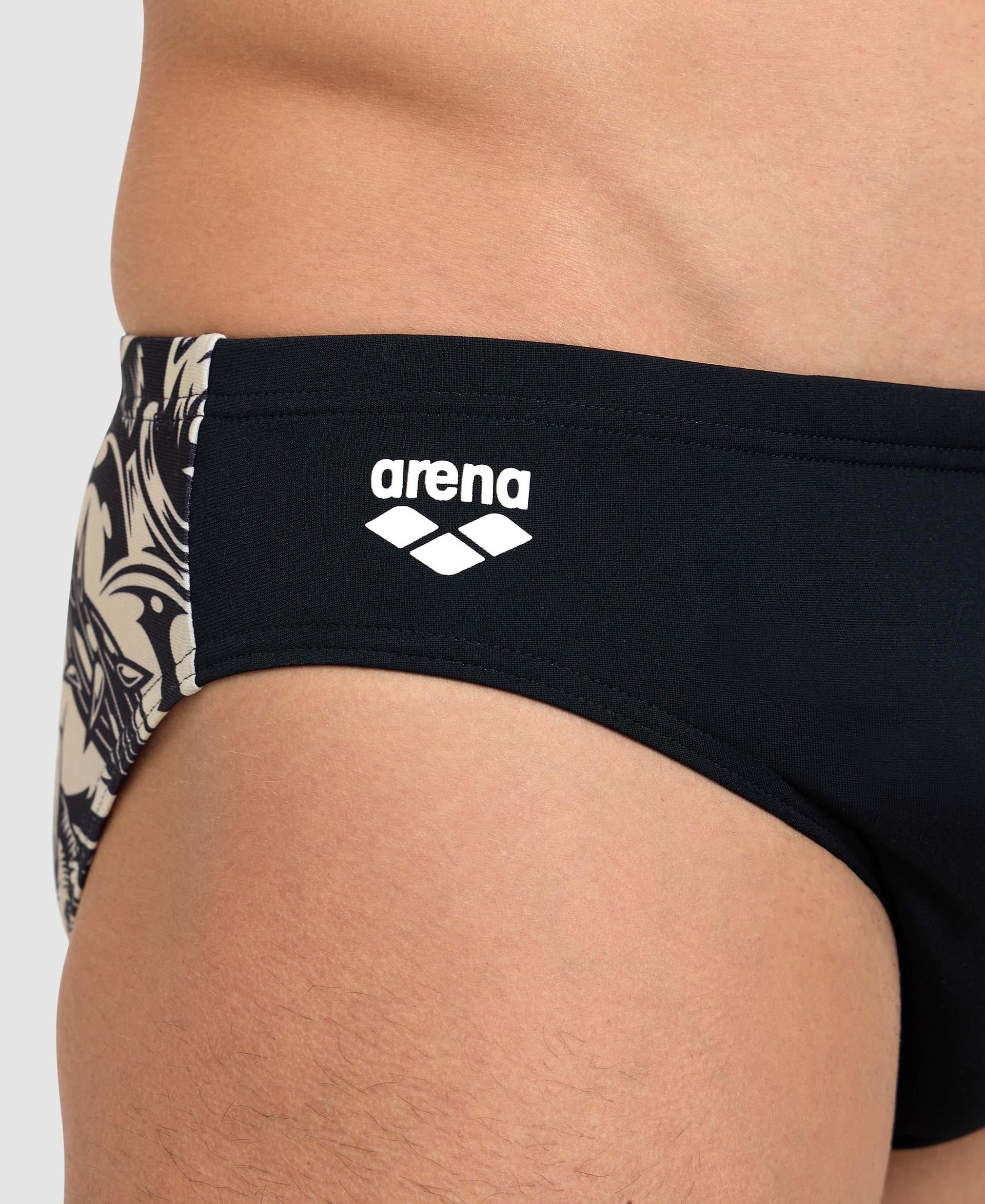 arena Crazy King Skull Swim Brief - Image 3
