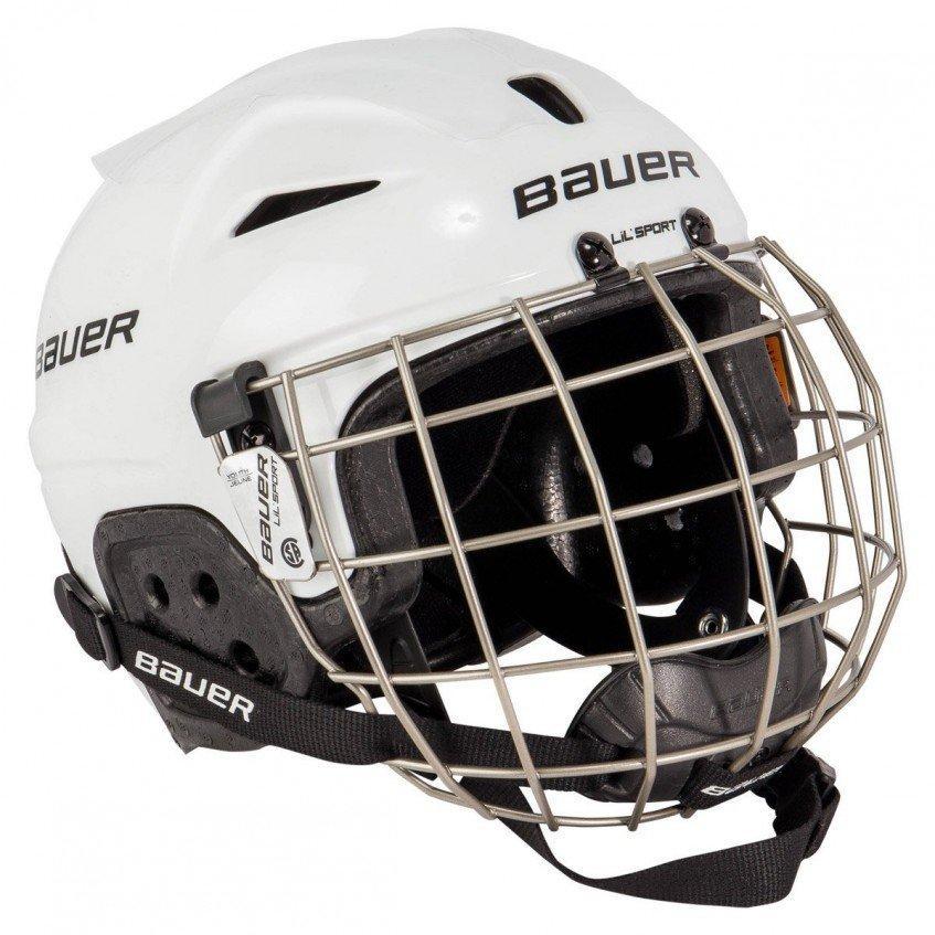 Bauer Youth Lil' Sport Hockey Helmet Combo - Image 4