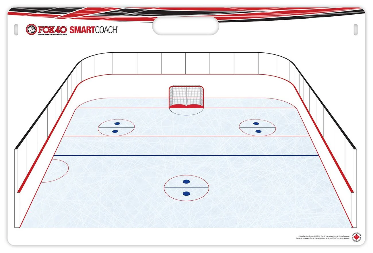 Fox 40 Smartcoach Pro 24" x 16" Rigid Ringette Carry Board 6913-1300 - Image 2