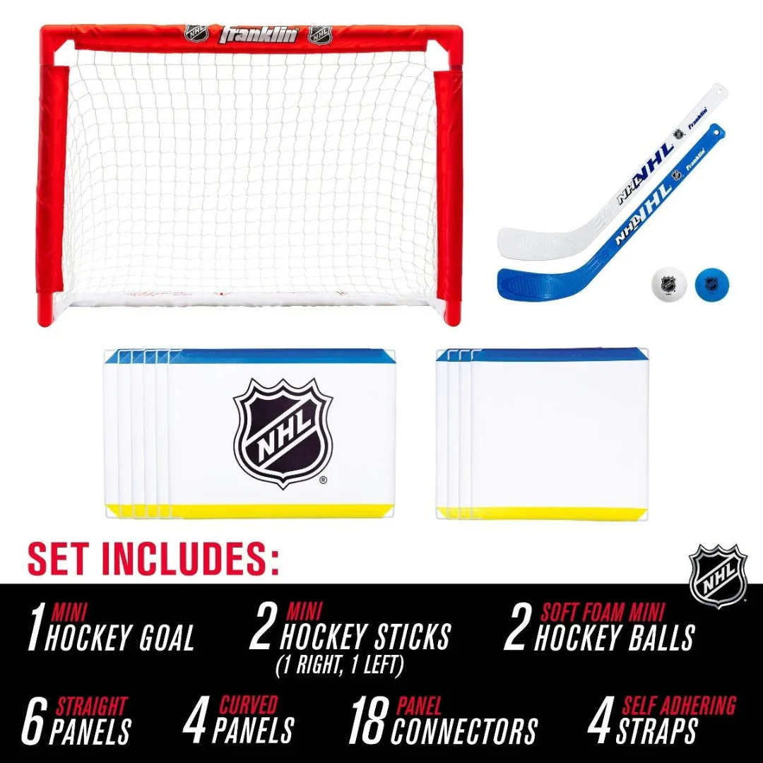 Franklin NHL Mini Hockey Half-Rink - Image 4