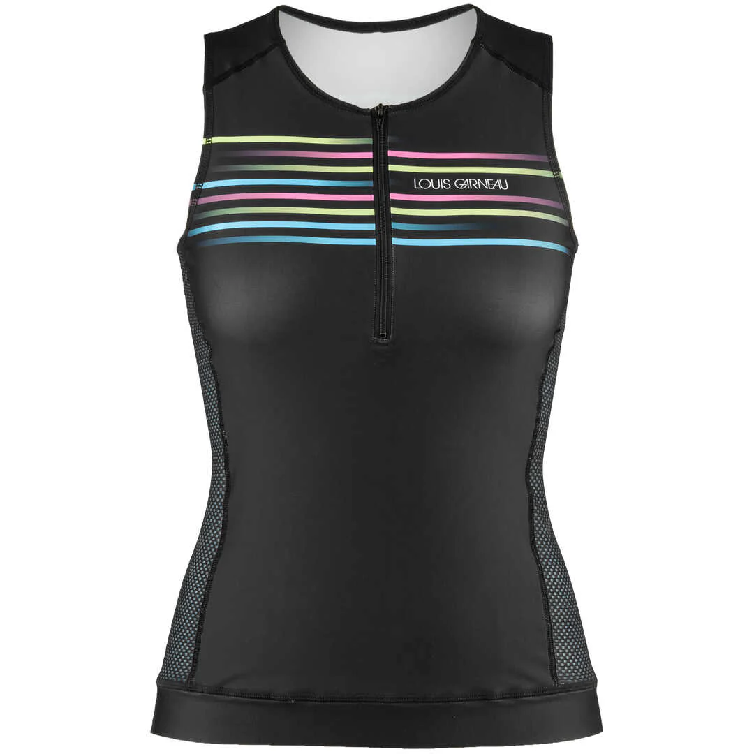 Louis Garneau Women's Sprint Print Sleeveless Triathlon Top