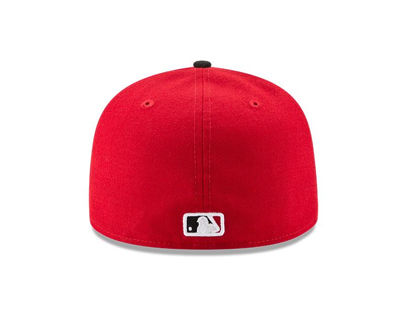 New Era Men's MLB Cincinnati Reds Authentic Collection 59FIFTY Road Fitted Hat - Image 3