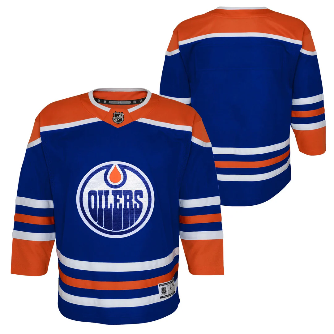 NHL Branded Youth Edmonton Oilers Home Jersey - Image 3