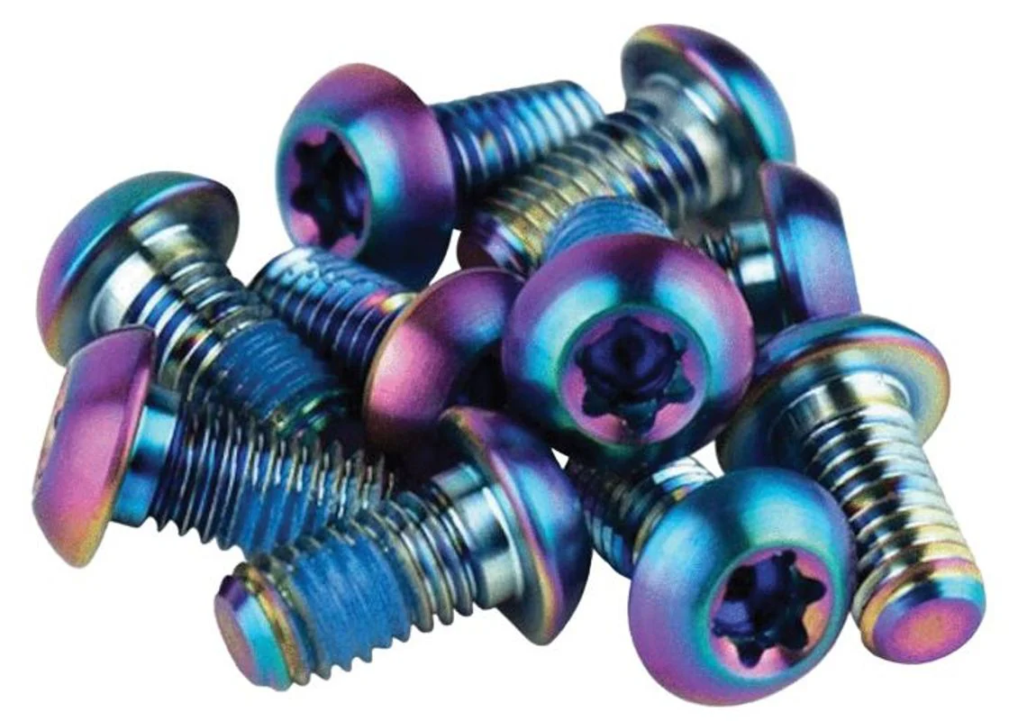 SRAM Titanium T25 Rainbow Rotor Bolts