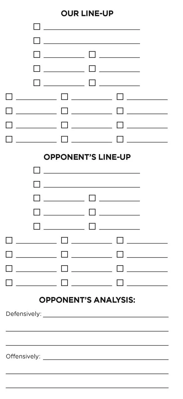 United Sport Game Plan Booklet - Image 3
