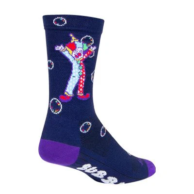 SockGuy Bubbles 6" Crew Bike Sock - Image 2