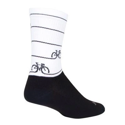 SockGuy Cyclepath 6" Crew Bike Sock - Image 2