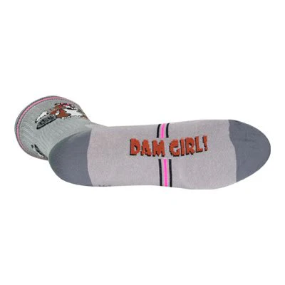 SockGuy Dam Girl 6" Crew Bike Sock - Image 3