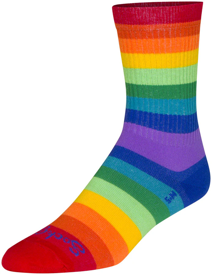 SockGuy Fabulous Crew 6" Cycling Bike Sock