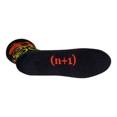 SockGuy NVR ENUF 6" Crew Bike Sock - Image 3
