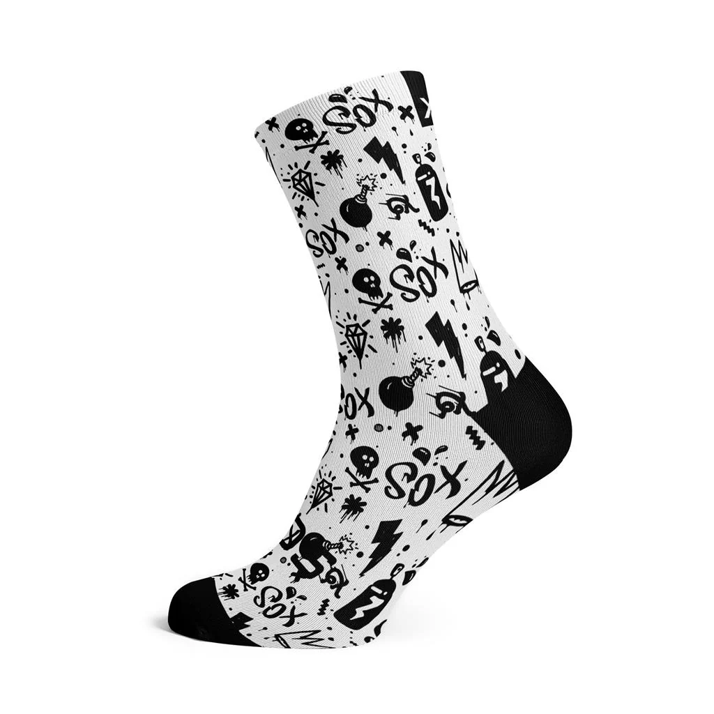 SOX Footwear Monochrome Crew Sock - Image 2