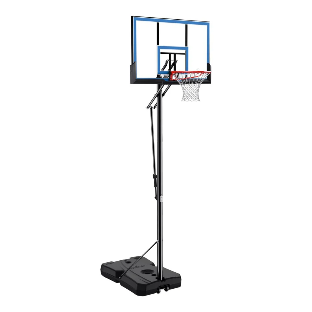 Spalding 48" Polycarbonate Portable w/ Pro Glide Liſt Basketball System