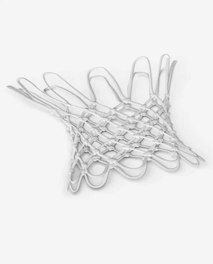 Spalding Heavy Duty White Basketball Net - Image 2