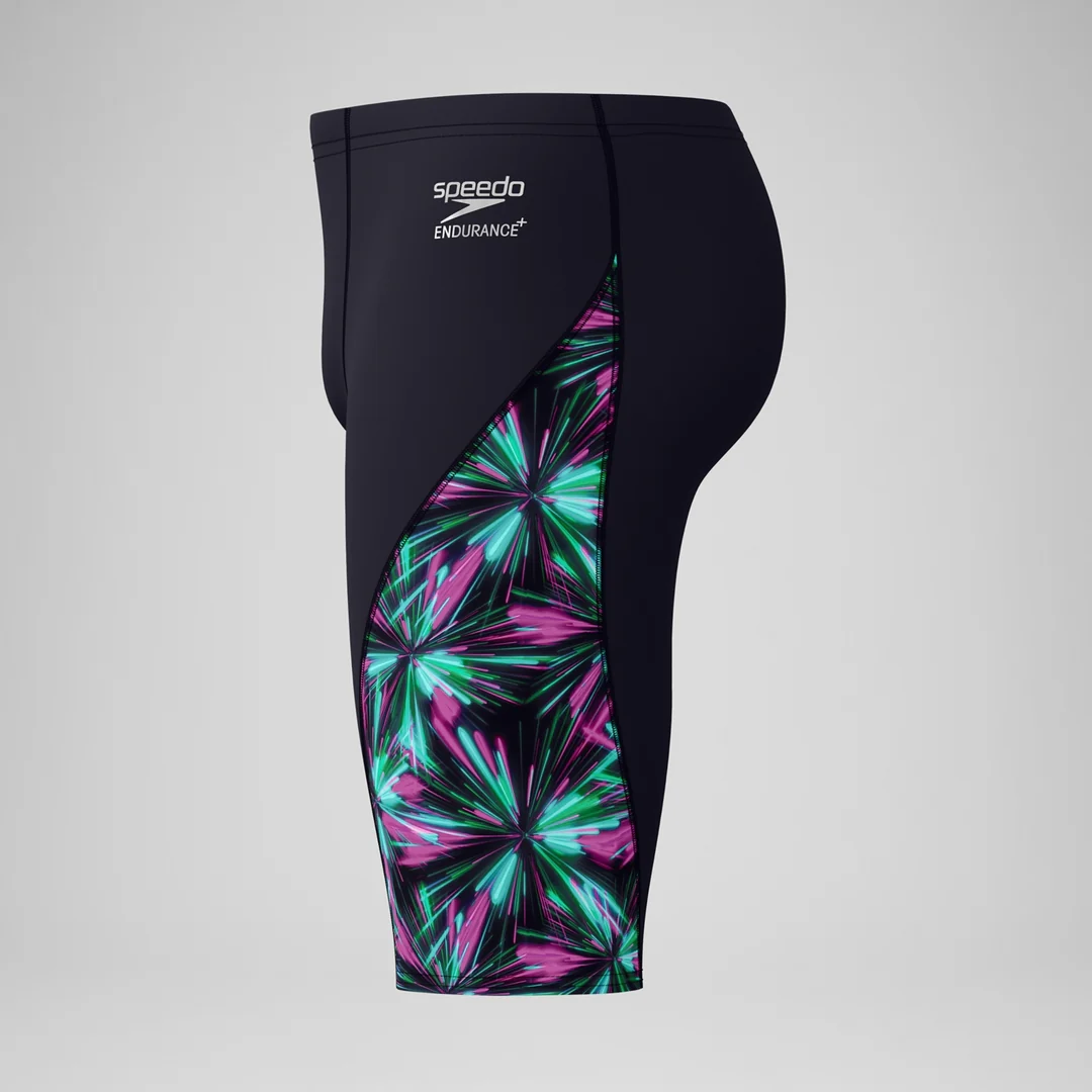 Speedo Men's Printed Side Spliced Swim Jammer - Image 3