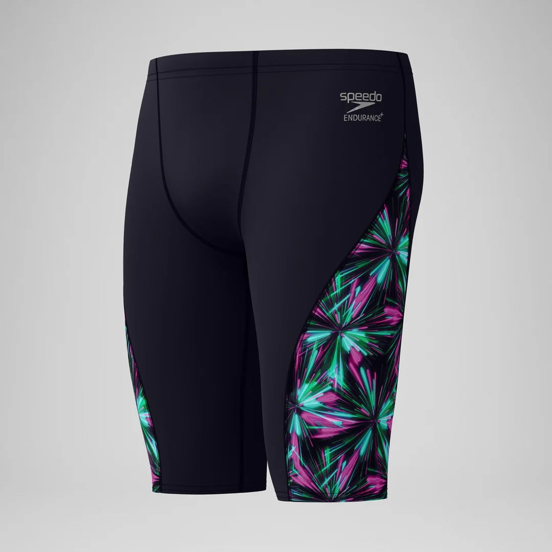 Speedo Men's Printed Side Spliced Swim Jammer - Image 4