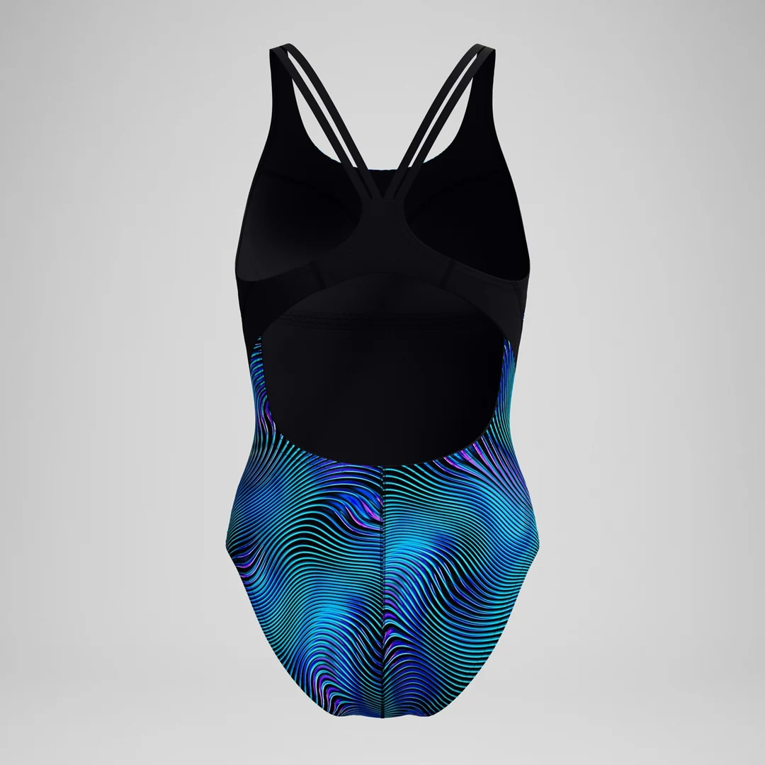 Speedo Women's Print Quantum Splice One Piece Swimsuit - Image 2