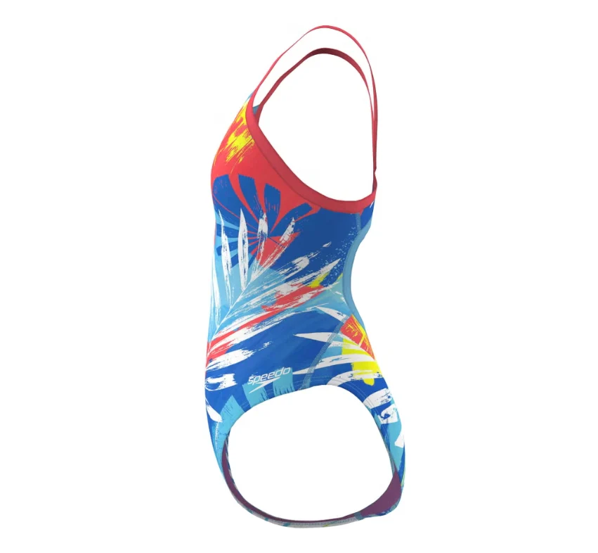 Speedo Women's Printed Propel Back One Piece Swimsuit - Image 3