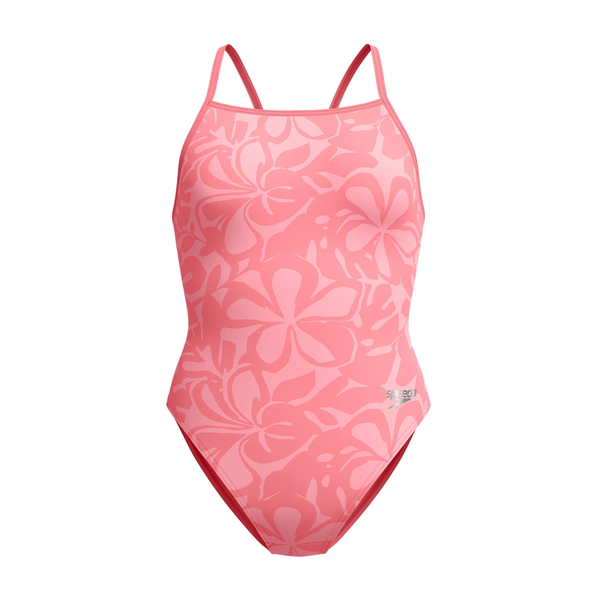 Speedo Women's Printed Tri Back One Piece Swimsuit - Image 4