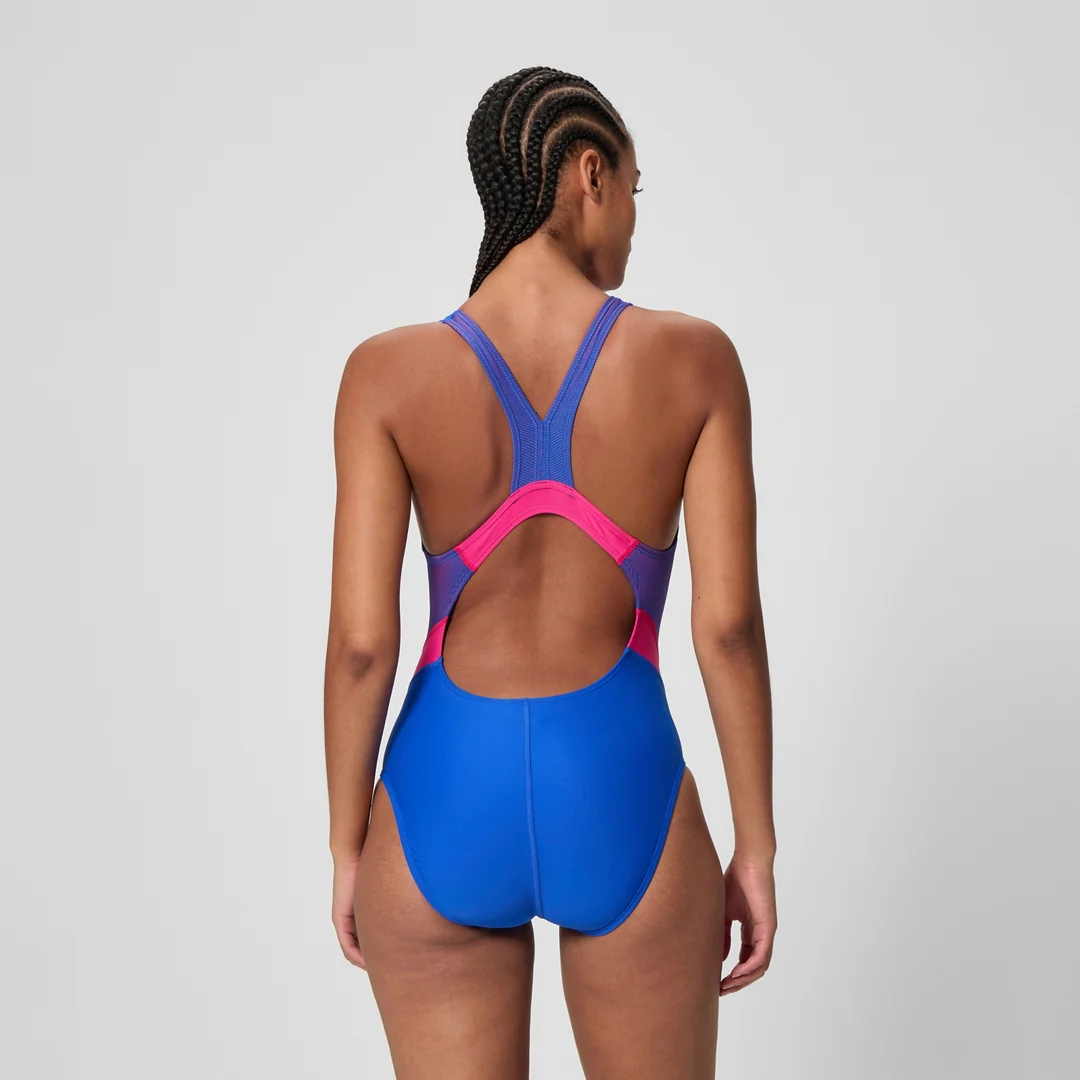 Speedo Women's Quantum Rib Splice One Piece Swimsuit - Image 4