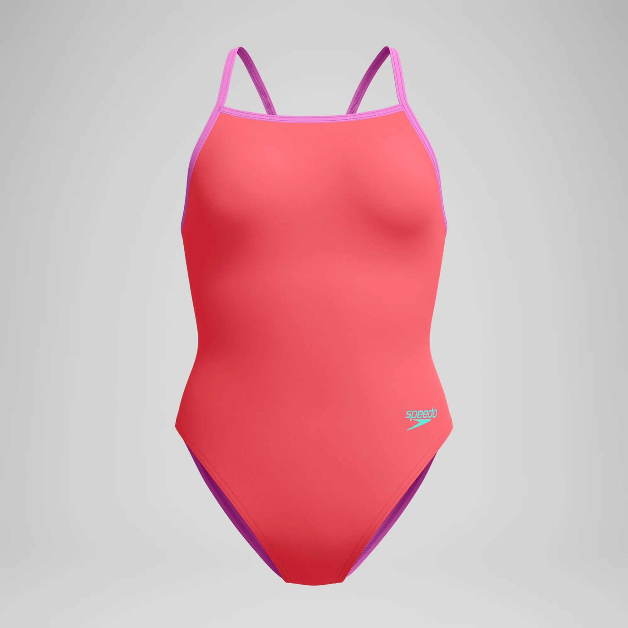 Speedo Women's Solid Tri Back One Piece Swimsuit - Image 10