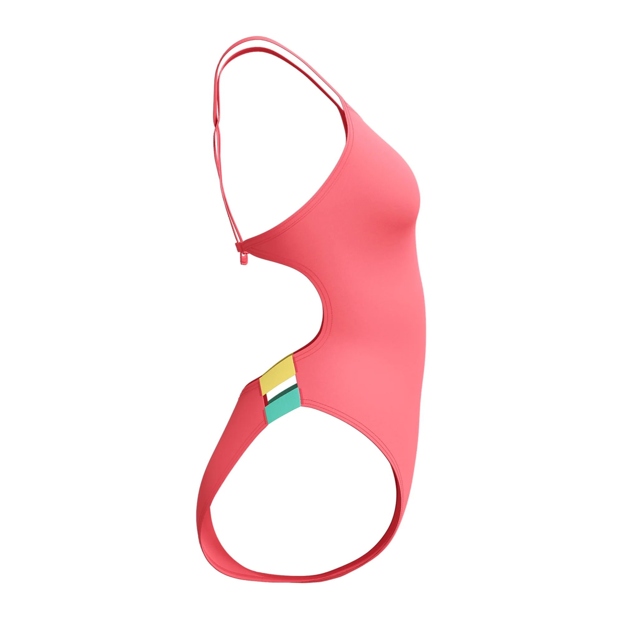 Speedo Women's Solid Twist Back One Piece Swimsuit - Image 4