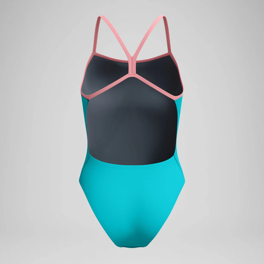 Speedo Women's Solid V-Back 2.0 One Piece Swimsuit - Image 2