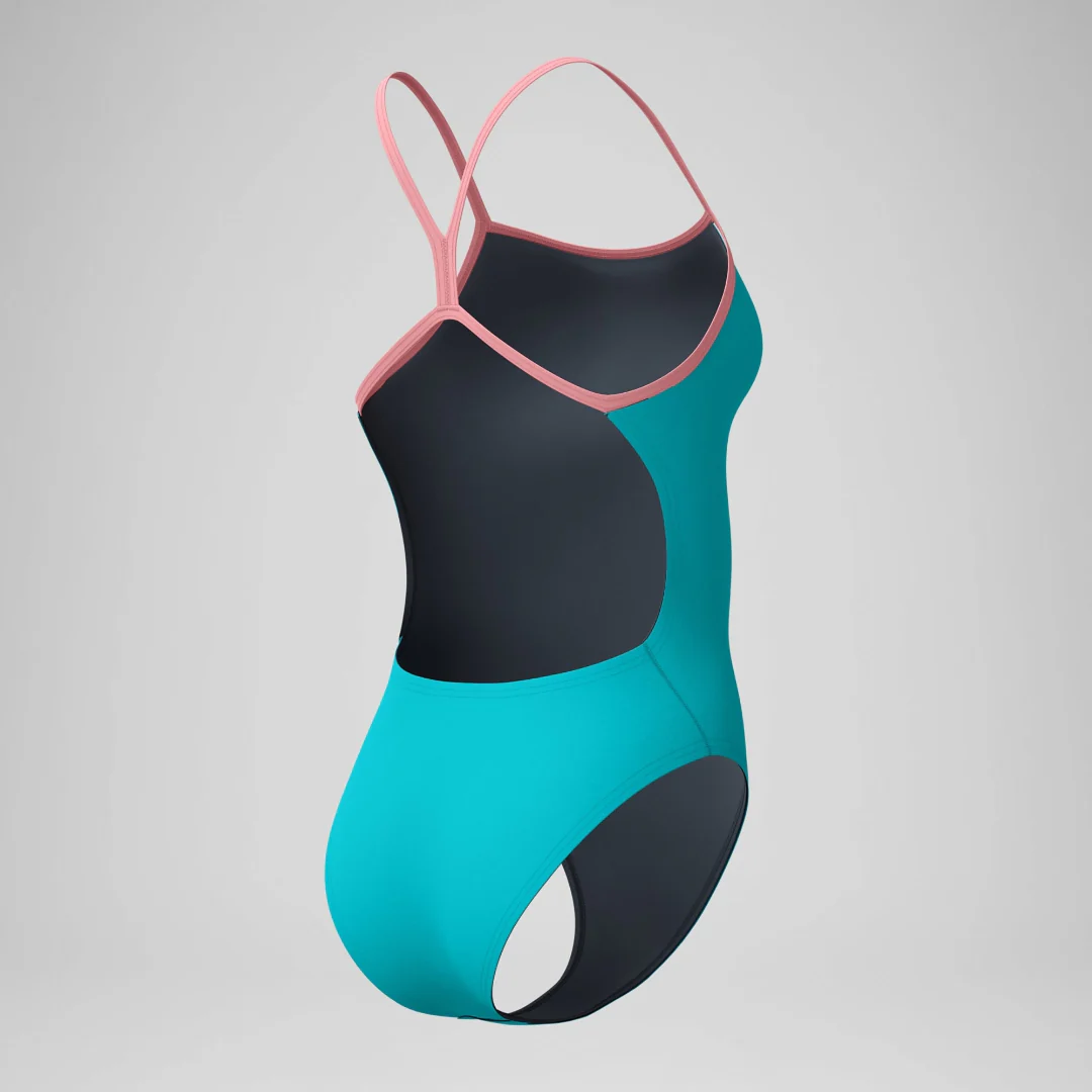 Speedo Women's Solid V-Back 2.0 One Piece Swimsuit - Image 4