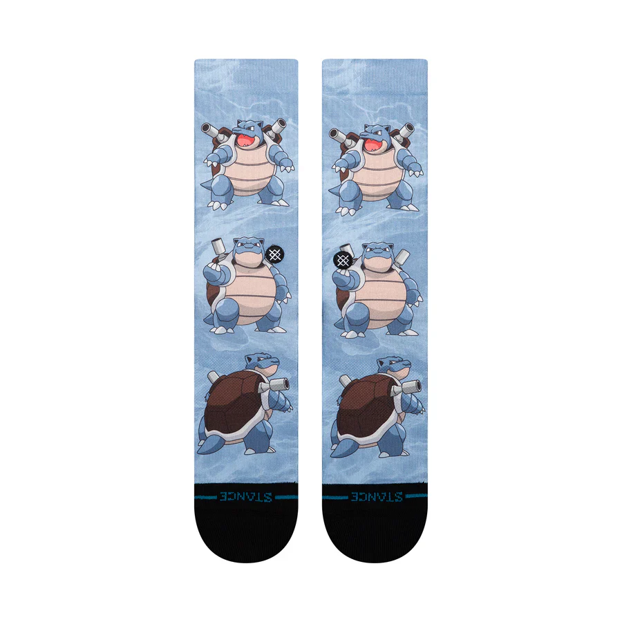 Stance Pokeman Blastoise Crew Sock - Image 2