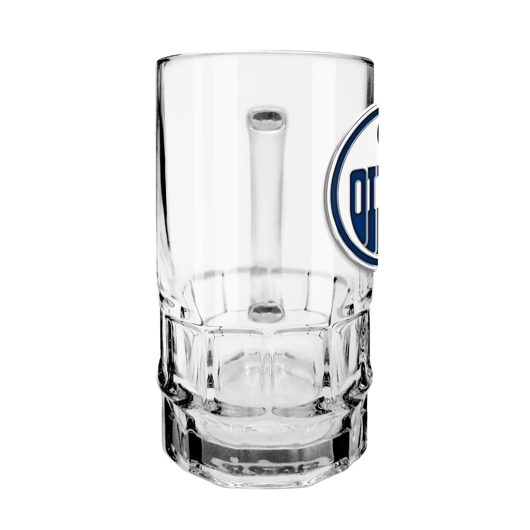 The Sports Vault NHL Edmonton Oilers Medallion Beer Stein Mug 18 oz - Image 5