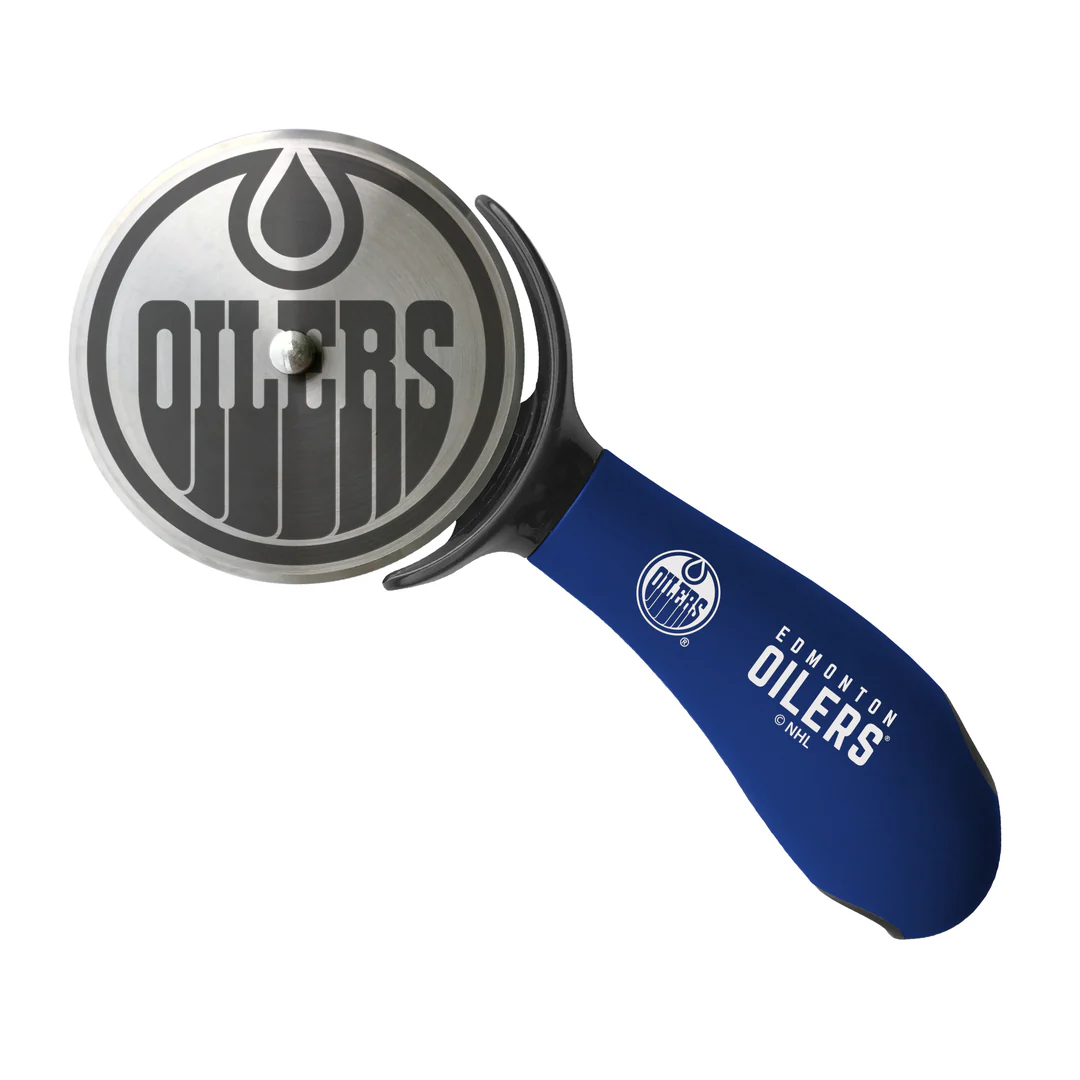 The Sports Vault NHL Edmonton Oilers Pizza Cutter