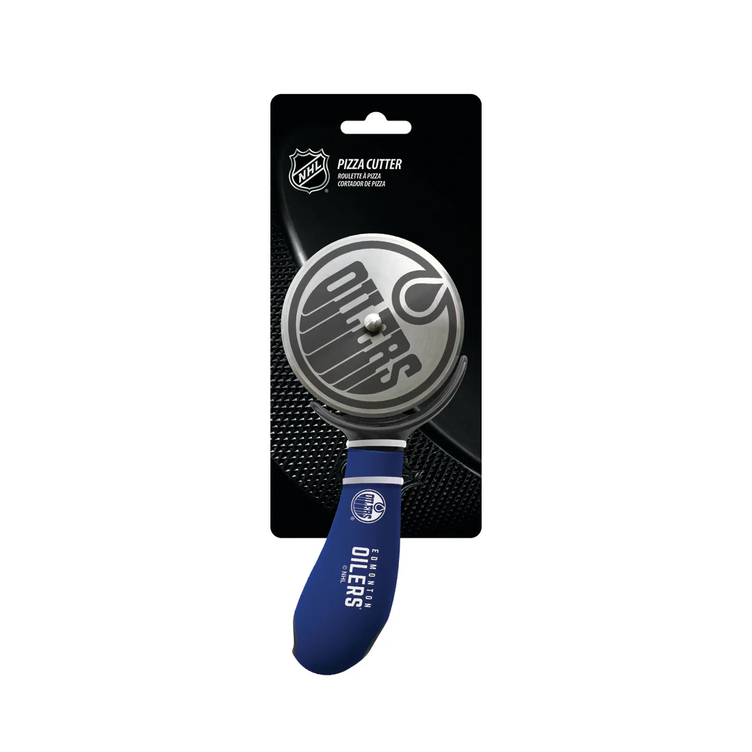 The Sports Vault NHL Edmonton Oilers Pizza Cutter - Image 3