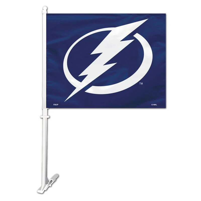 The Sports Vault NHL Tampa Bay Lightning 2-Sided Car Flag