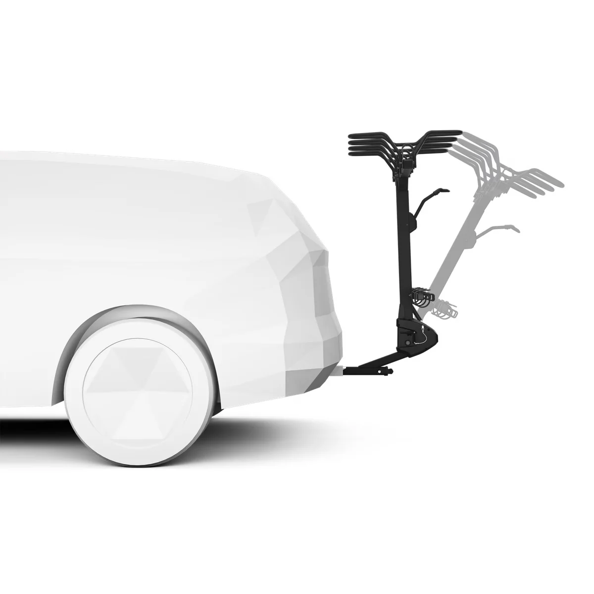 Thule ReVert 4-Bike Hitch Mounted Bike Rack - Image 4