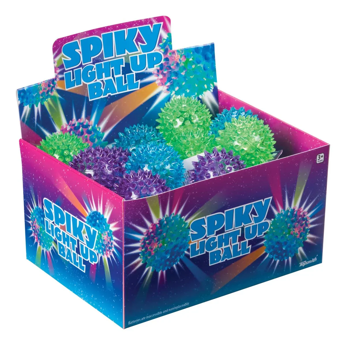 Toysmith Flashing Spiky Ball - Image 4