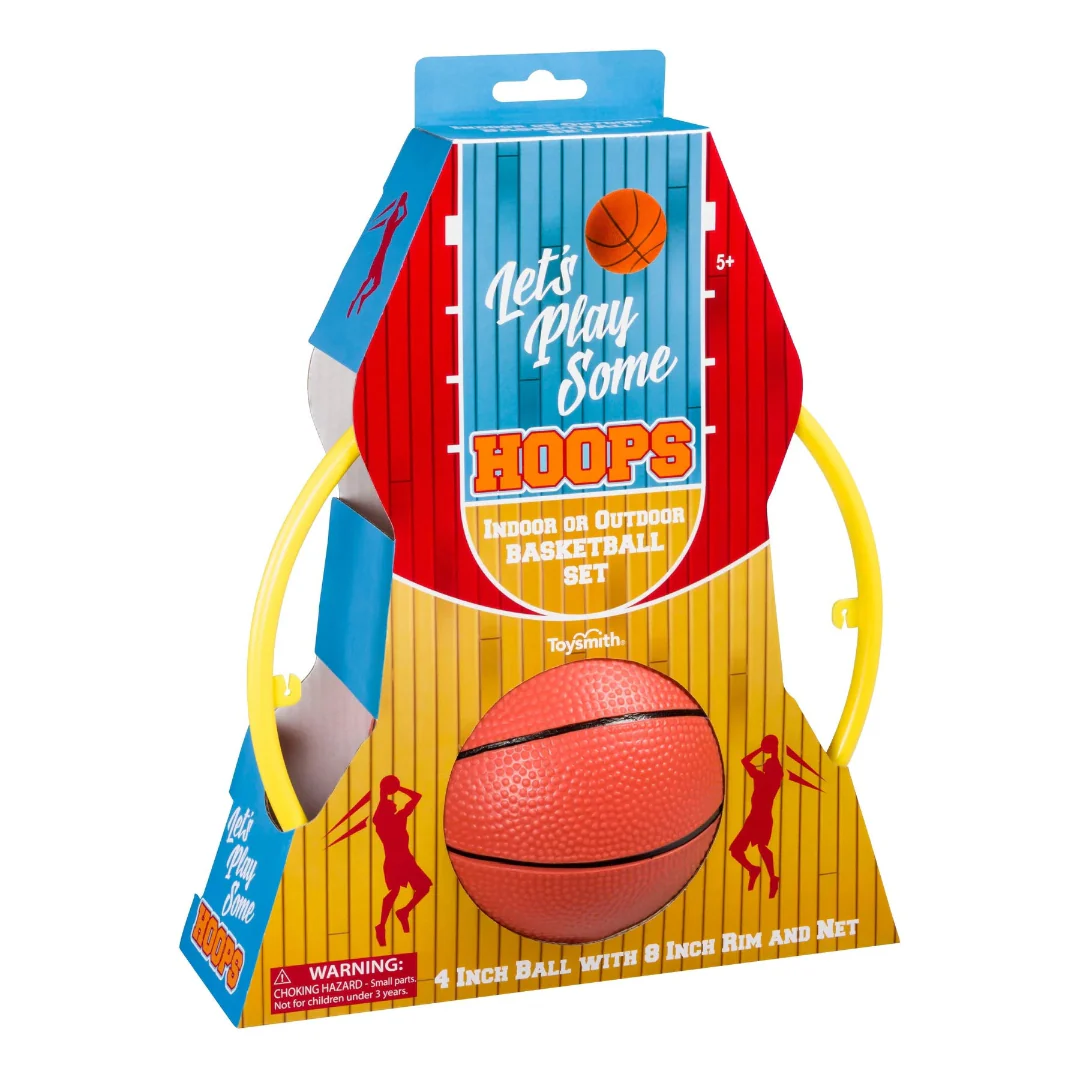 Toysmith Mini Hoops Basketball Set