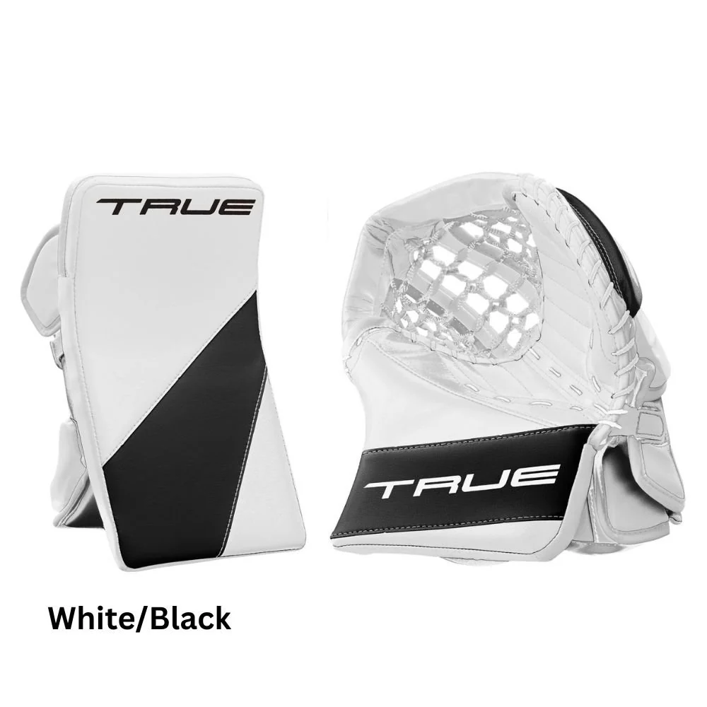 True Intermediate HZRDUS L95 Hockey Goalie Blocker+Trapper - Image 2
