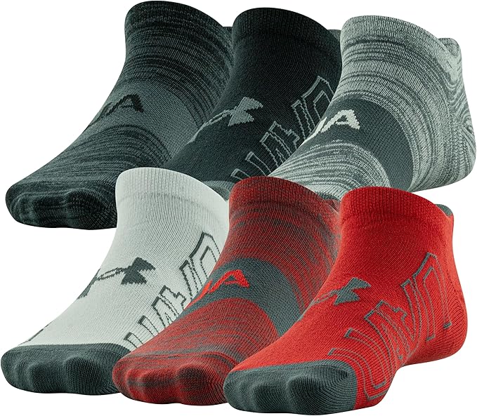 Under Armour Youth Essential No Show Sock 6-Pack
