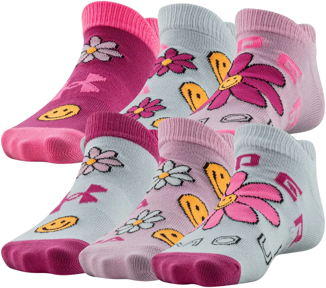 Under Armour Youth Essential No Show Sock 6-Pack - Image 10