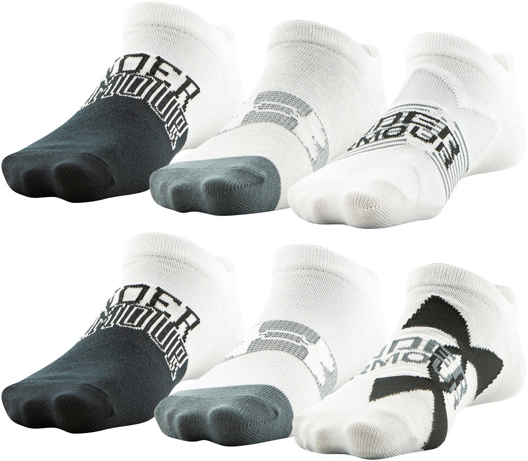 Under Armour Youth Essential No Show Sock 6-Pack - Image 7