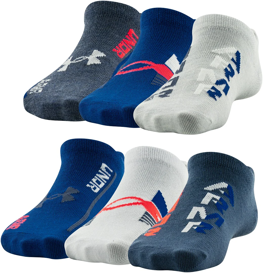 Under Armour Youth Essential No Show Sock 6-Pack - Image 9