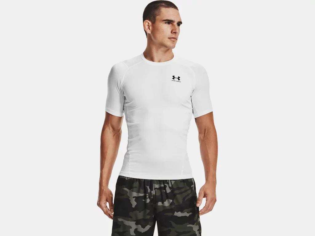 Under Armour Men's HeatGear Compression Short Sleeve Shirt - Image 7